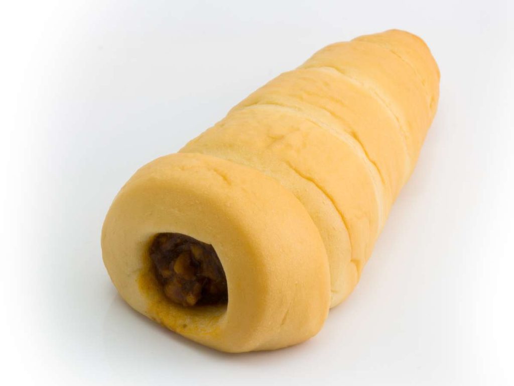 A bread cone stuffed with savory or sweet fillings.