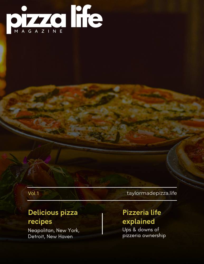 A sample cover of Pizza Life Magazine
